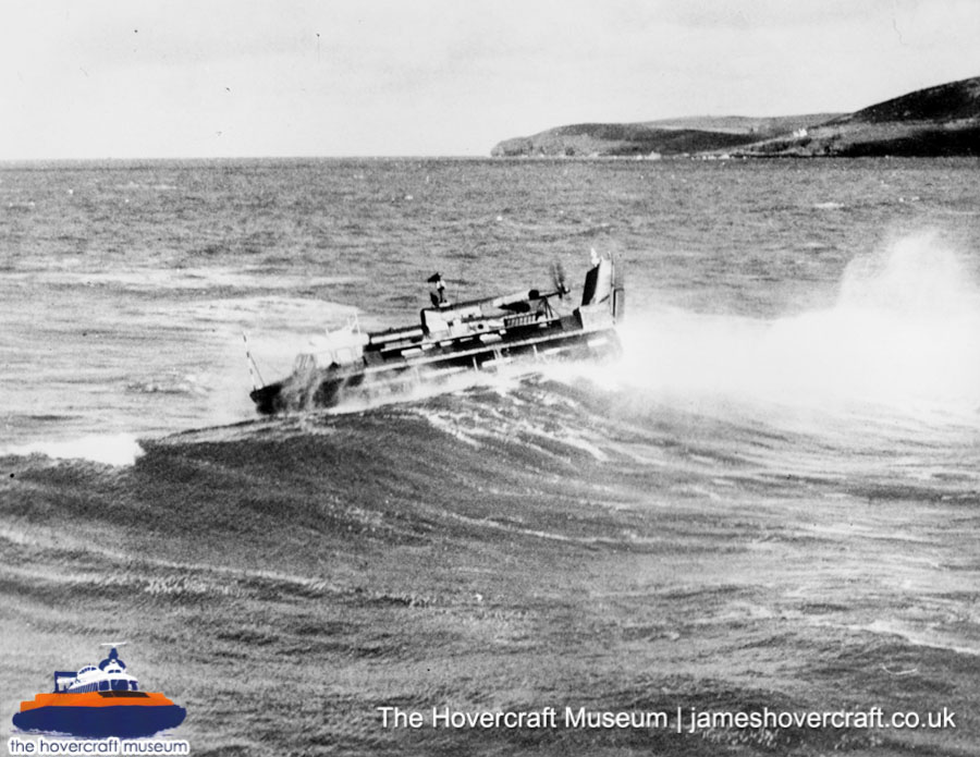SRN6 with the Royal Navy -  (credit: The Hovercraft Museum Trust).